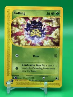 KOFFING 114/165 Expedition Base Set Regular Pokemon TCG NM Free Shipping J2 - Image 1