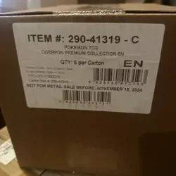 Pokemon TCG 2024 Ogerpon ex Premium Collection Factory Sealed Box (6) CASE - Image 2