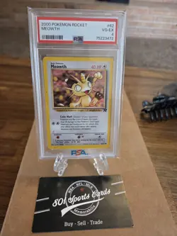 2000 Pokemon Rocket Meowth #62 PSA 4 Vintage Pokemon - Image 1