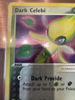 *HP Pokemon Dark Celebi Hidden Legends 4/101 Reverse Holo Rare Basic - Image 2
