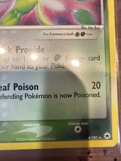 *HP Pokemon Dark Celebi Hidden Legends 4/101 Reverse Holo Rare Basic - Image 4