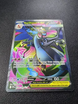 Pokemon: Mega Charizard X ex Ultra Rare Full Art Holo 109/094 Phantasmal Flames - Image 2