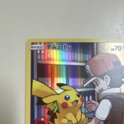 2019 Pokemon Sun & Moon Cosmic Eclipse Secret #241 Full Art Pikachu - Image 3