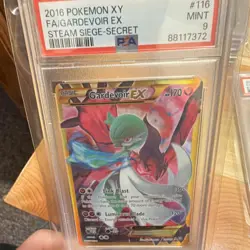 Pokemon Gardevoir EX Secret Rare Holo PSA 9 XY Steam Siege 116/114 2016 - Image 1