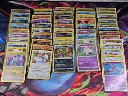 (52) Pokemon TCG Sword/Shield Era No Duplicates Holo/Reverse Holo Lot.NM Sleeved - Image 1