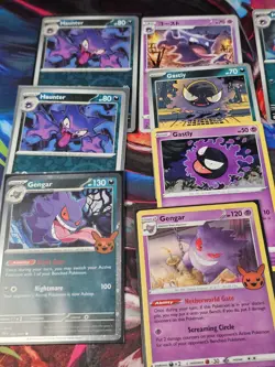 (11) Pokemon TCG NM Gengar, Haunter, Gastly Lot - Image 2