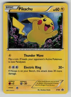 Pikachu (Collector Chest) XY89 XY Promo Pokemon Holo LP - Image 1