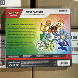 Pokemon TCG First Partner Illustration Collection Series 1 Sealed Case 6 SEALED - Image 4