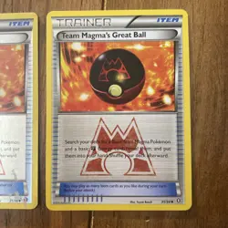 Team Magma's Great Ball - 31/34 - Pokemon Double Crisis XY Reverse Holo Rare - Image 3