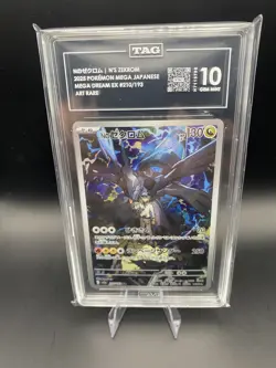 Pokemon N's Zekrom 210/193 Mega Dream Ex Art Rare (Japanese) TAG 10 GEM MINT - Image 1