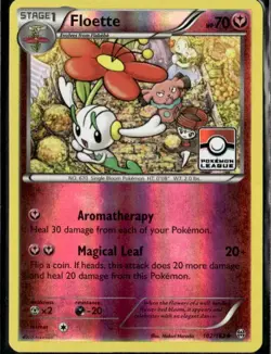 2015 Pokemon League Stamped Floette 102/162 Reverse Holo - Image 1