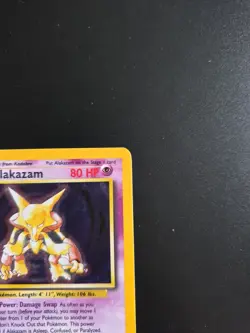 Pokemon TCG Alakazam Holo Base Set 1/102 - Image 3
