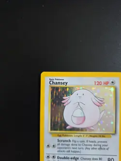 Pokemon TCG Chansey Base Set 3/102 Holo Unlimited Holo Rare - Image 2