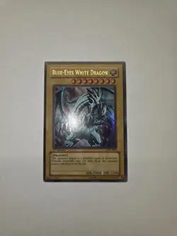 Yu-Gi-Oh! TCG Blue-Eyes White Dragon 1st Edition LOB-A001 English 1996 - Image 2