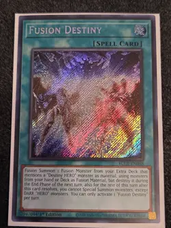 Fusion Destiny BLCR-EN088 Secret Rare 1st Ed NM Yugioh - Image 1