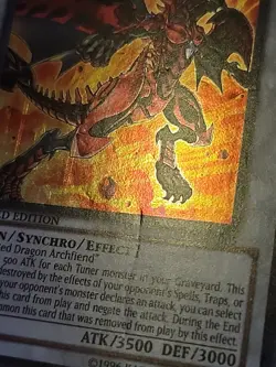 Yugioh Red Nova Dragon CT07-EN005 Limited Secret Rare - Image 3
