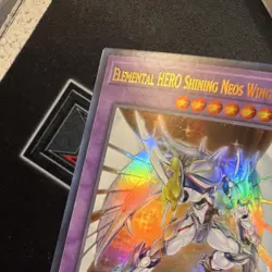 YuGiOh! POTE-EN041 Elemental HERO Shining Neos Wingman 1st Ed Ultra Rare NM - Image 5