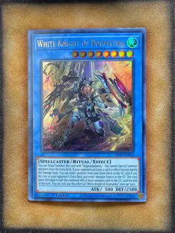 Yugioh White Knight of Dogmatika LIOV-EN032 Ultra Rare 1st Ed NM - Image 1