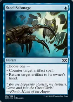 Steel Sabotage - Near Mint MTG Double Masters - Image 1