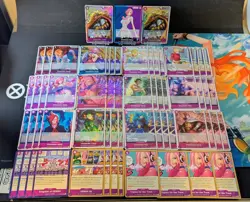 One Piece - Blue/Purple Vinsmoke Reiju Deck Core (75 Cards) - Image 1
