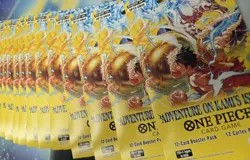 LOT OF 15x - One Piece OP15 Adventure On Kami’s Island Sleeved Booster Pack - Image 1