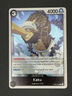 One Piece TCG Adventure on Kami’s Island OP-15-EB04 - Kaku Rare EB04-043 - Image 1