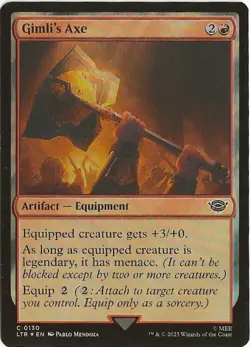Gimli's Axe 130 Common MTG Lord of the Rings Middle Earth NM/MT - Image 1