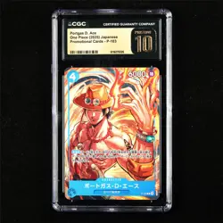 CGC 10 PRISTINE 2025 One Piece JPN Portgas D. Ace P-103 P - Image 1