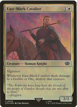East-Mark Cavalier 0009 Common MTG Lord of the Rings Middle Earth NM/MT - Image 1