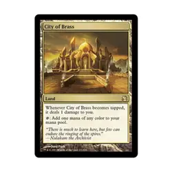 WOTC MtG Modern Masters 2013 City of Brass (R) NM - Image 1