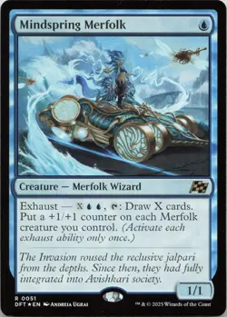 Mindspring Merfolk - FOIL - R Aetherdrift 51 - MTG - Image 1