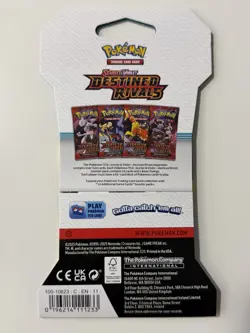 (HEAVY)🔥 32.69g Pokemon TCG Destined Rivals Sleeved Booster Pack Factory Sealed - Image 3