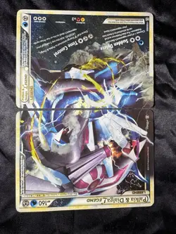Palkia & Dialga Legend 101/102 and 102/102 Triumphant Holo Pokemon Top & Bottom - Image 5