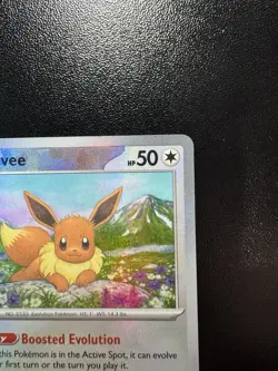 Eevee 074/131 Master Ball - Pokemon Prismatic Evolutions - English - NM - Image 4