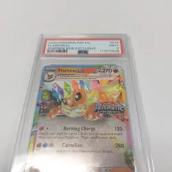PSA 9 Flareon ex 014/131 Prismatic Evolutions Stamped Promo Pokemon TCG - Image 4
