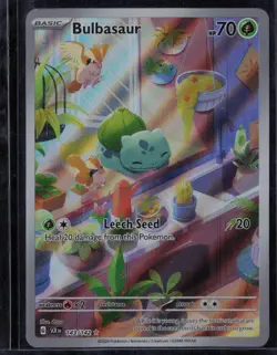 Bulbasaur 143/142 Pokemon Stellar Crown Illustration Rare Near Mint - Image 1