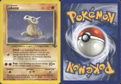CUBONE 50/64 COMMON JUNGLE POKEMON UNLIMITED MP - Image 1