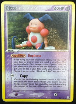 DITTO 38/113 (MR. MIME) DMG UNCOMMON DELTA SPECIES POKEMON 2005 - Image 1