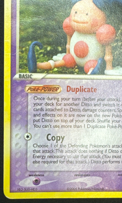 DITTO 38/113 (MR. MIME) DMG UNCOMMON DELTA SPECIES POKEMON 2005 - Image 5