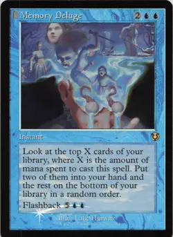 Memory Deluge (Retro Frame) - FOIL - R Innistrad Remastered 361 - MTG - Image 1