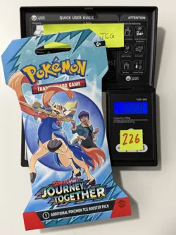 (HEAVY)🔥32.60g Pokemon TCG Journey Together Sleeved Booster Pack Factory Sealed - Image 1