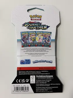 (HEAVY)🔥32.60g Pokemon TCG Journey Together Sleeved Booster Pack Factory Sealed - Image 3