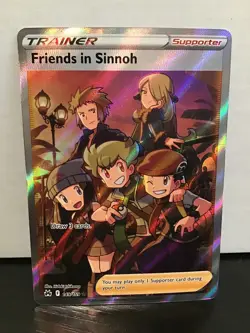 Friends in Sinnoh Full Art 149/159 Pokemon Crown Zenith Holo Ultra Rare - Image 1