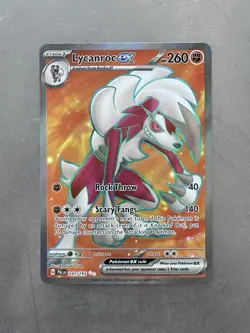 Lycanroc EX Pokemon Paldea Evolved 241/193 Full Art Ultra Rare NM - Image 1