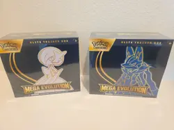 POKEMON MEGA EVOLUTION ETB LOT X2 TCG CCG PHANTASMAL PROMO BOOSTER PACK ASCENDED - Image 1