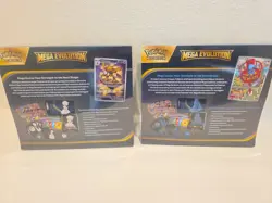 POKEMON MEGA EVOLUTION ETB LOT X2 TCG CCG PHANTASMAL PROMO BOOSTER PACK ASCENDED - Image 2