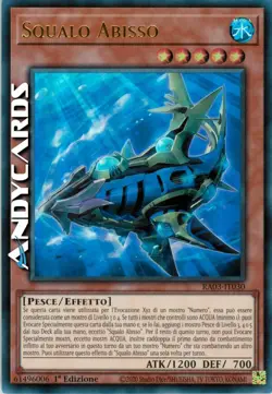 SQUALO ABISSO • (Abyss Shark) • Ultra R • RA03 IT030 • 1Ed • Yugioh! • ANDYCARDS - Image 1