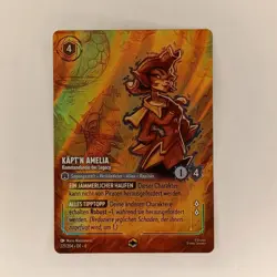 Kapt´n Amelia Disney Lorcana TCG Enchanted DE NM 221/204 - Image 1