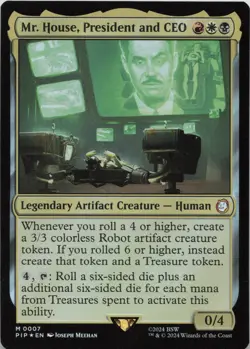 Mr. House, President and CEO - FOIL - M Universes Beyond: Fallout 7 - MTG - Image 1