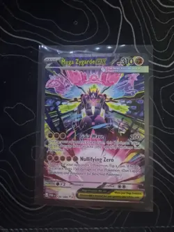 Pokemon Mega Zygarde EX Foil Dragon POR 120/088 Mega Evolution Card 310 HP - Image 1